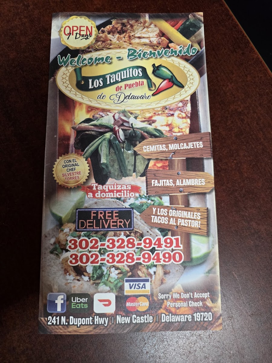 Los Taquitos De Puebla Delaware Menu - Image 6